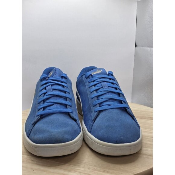 Puma Men's Smash V2 364989-04 Blue Casual Shoes Sneakers Size 11.5 - Picture 2 of 8